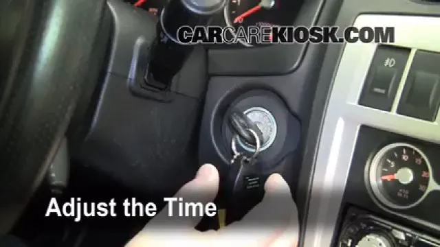 2005 Hyundai Tiburon GT 2.7L V6 Reloj Fijar hora de reloj